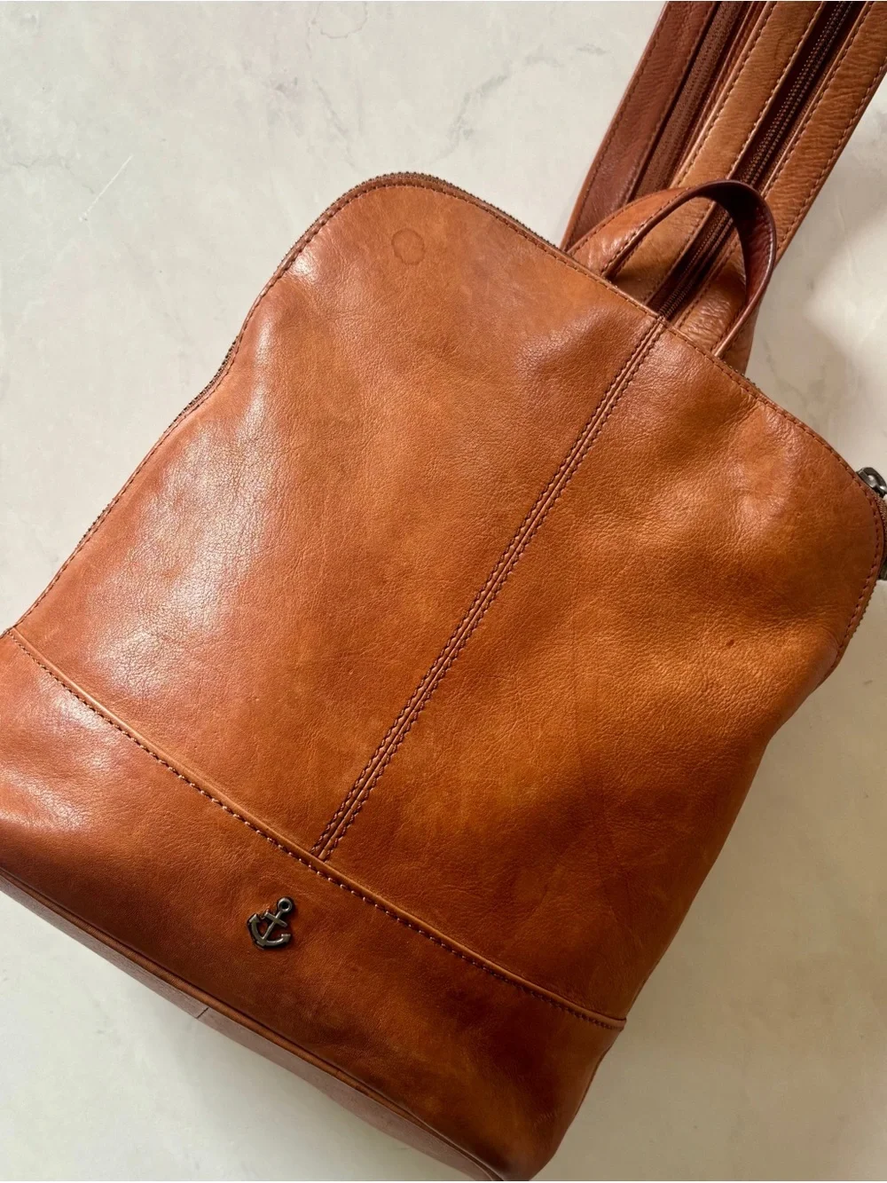 Harbour 2nd Brown Leather Backpack